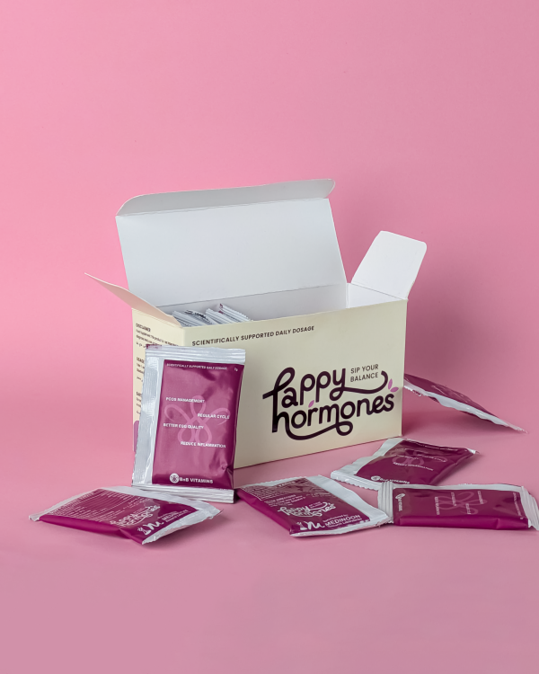 Front-Left-with-Sachets Happy Hormones